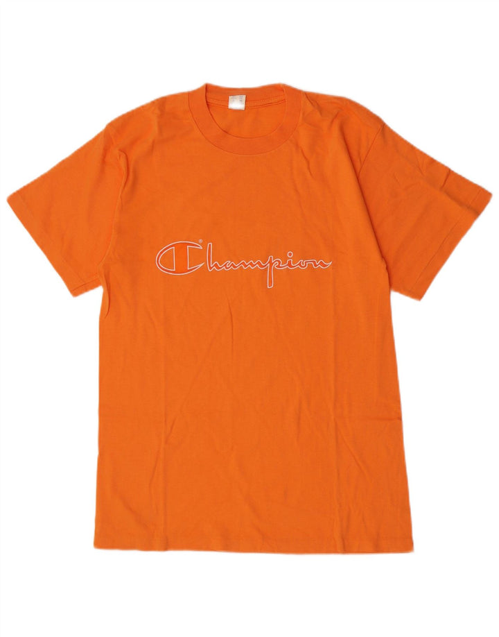 Champion T-Shirt Graphique Homme Orange Moyen Coton