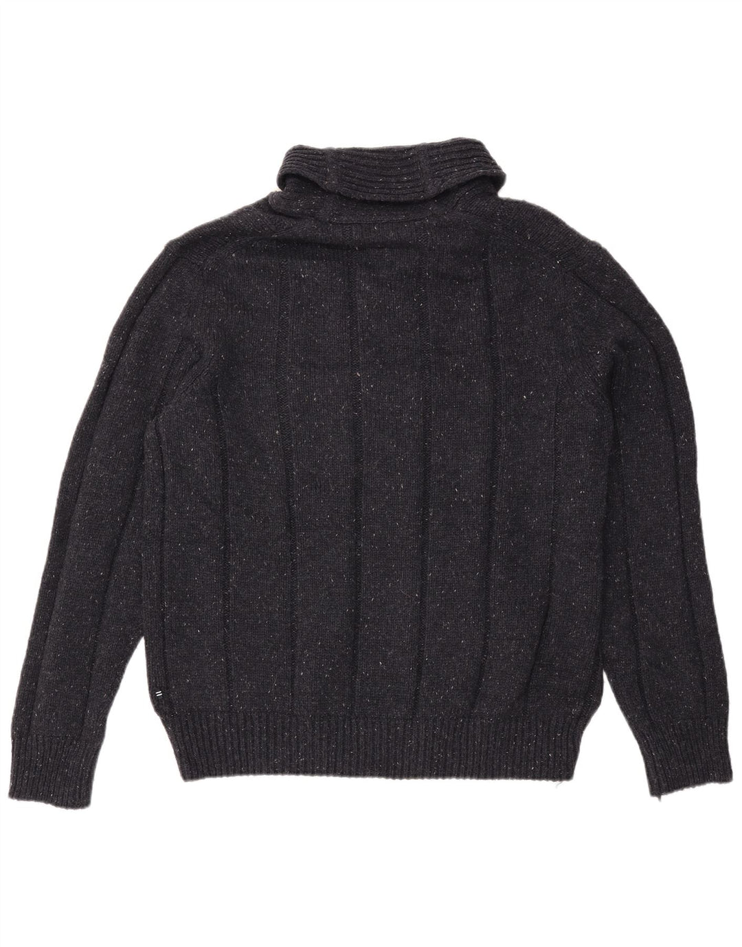 NAUTICA Pull col châle homme XL noir acrylique