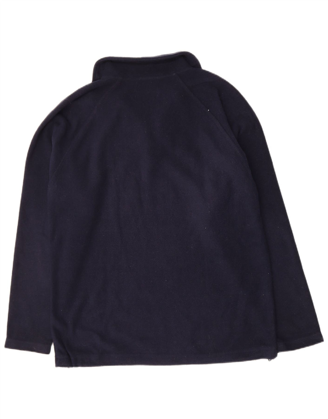 KAPPA Mens Zip Neck Fleece Jumper Large Navy Blue