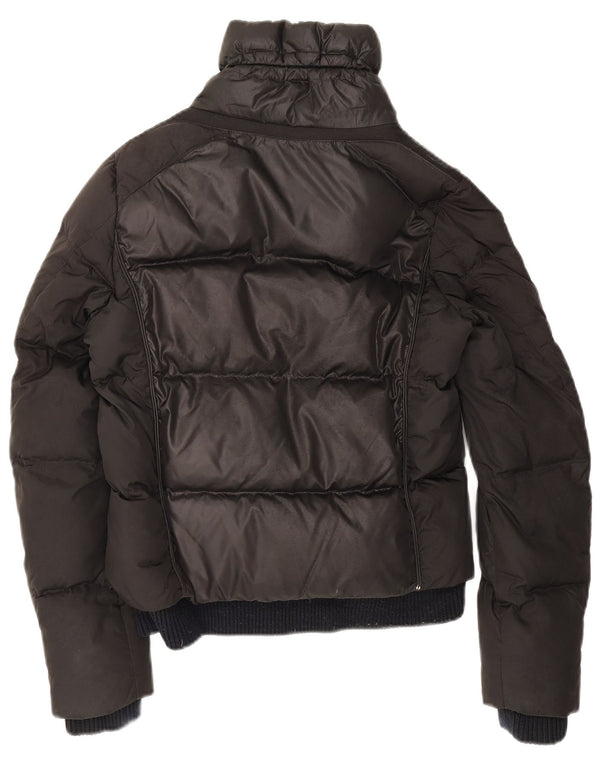 Geox Veste matelassée pour femme UK 8 Small Noir Polyester