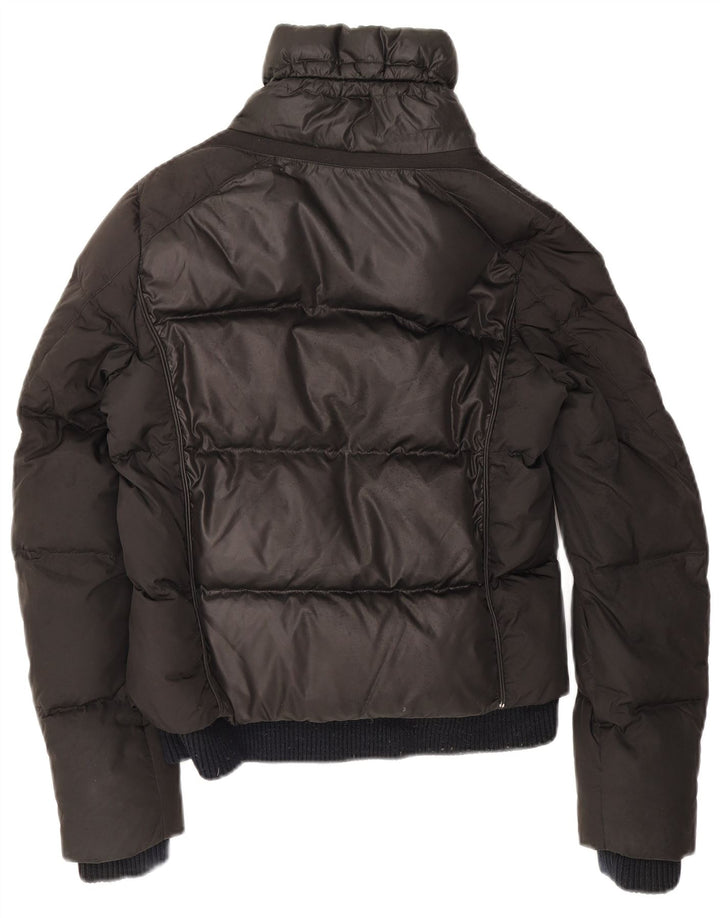 Geox Veste matelassée pour femme UK 8 Small Noir Polyester