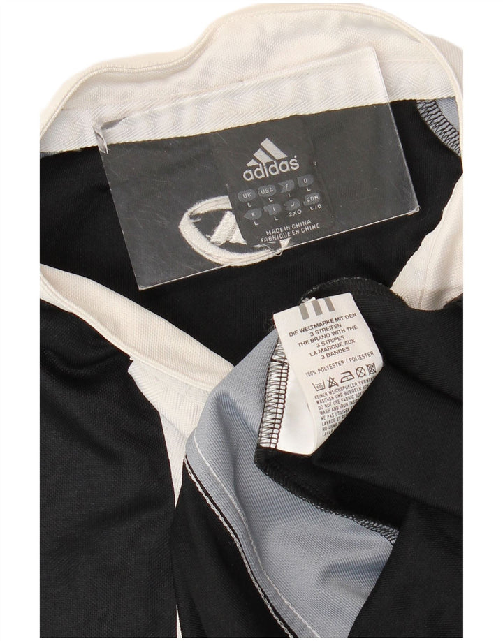 Adidas Polo Homme Grand Noir Colorblock Polyester