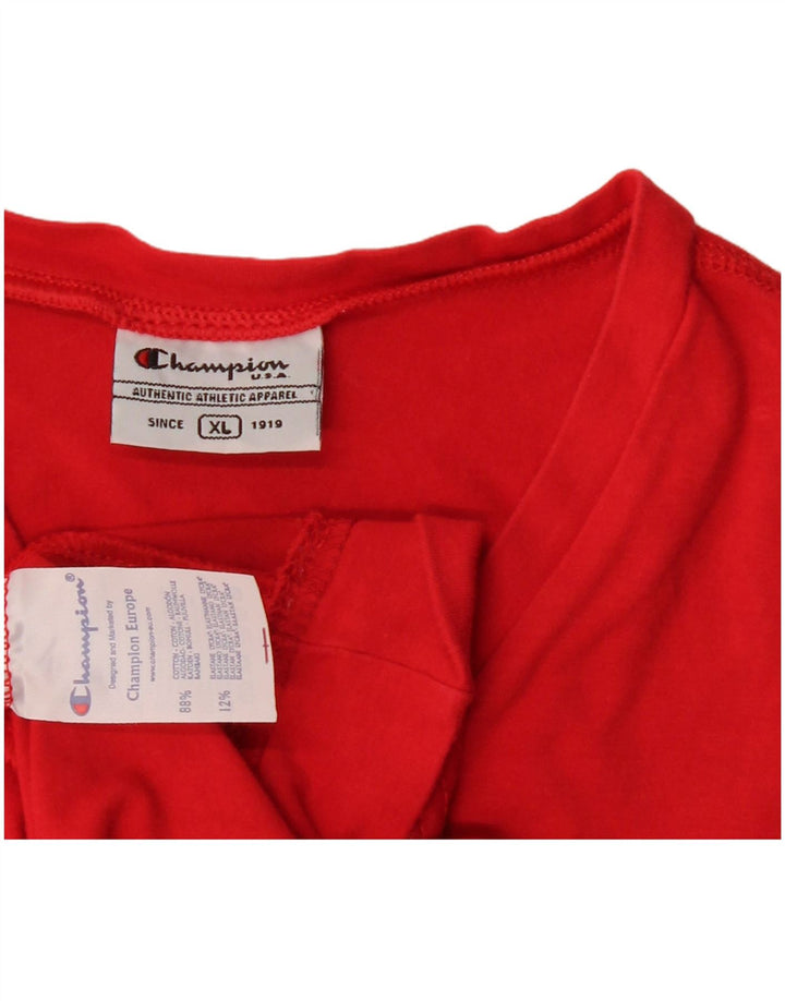 Champion Débardeur Femme UK 18 XL Rouge Coton