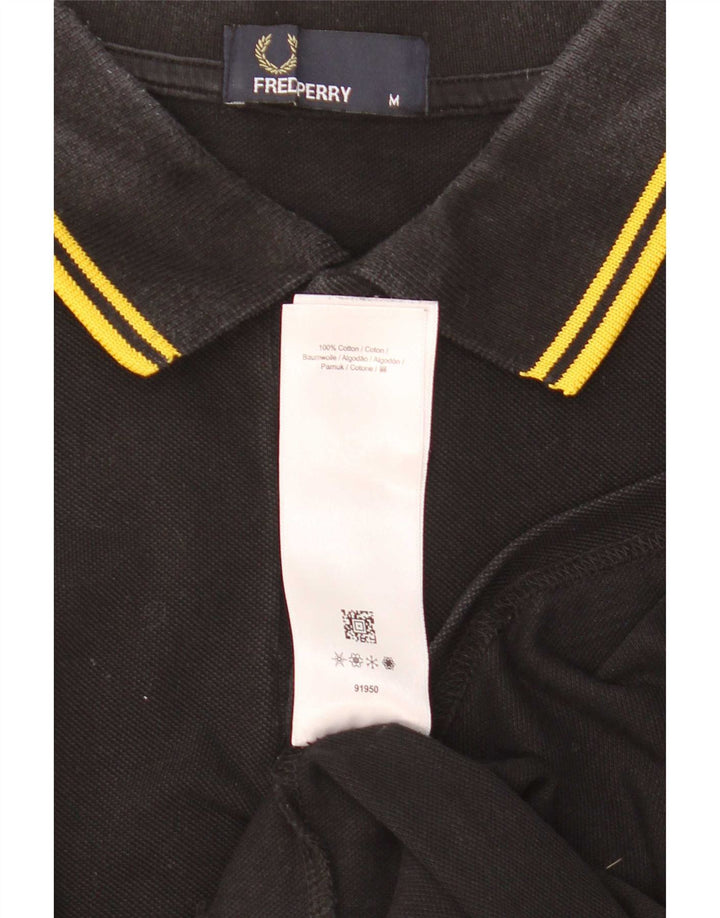 Fred Perry Polo Homme Coton Rayé Noir Moyen