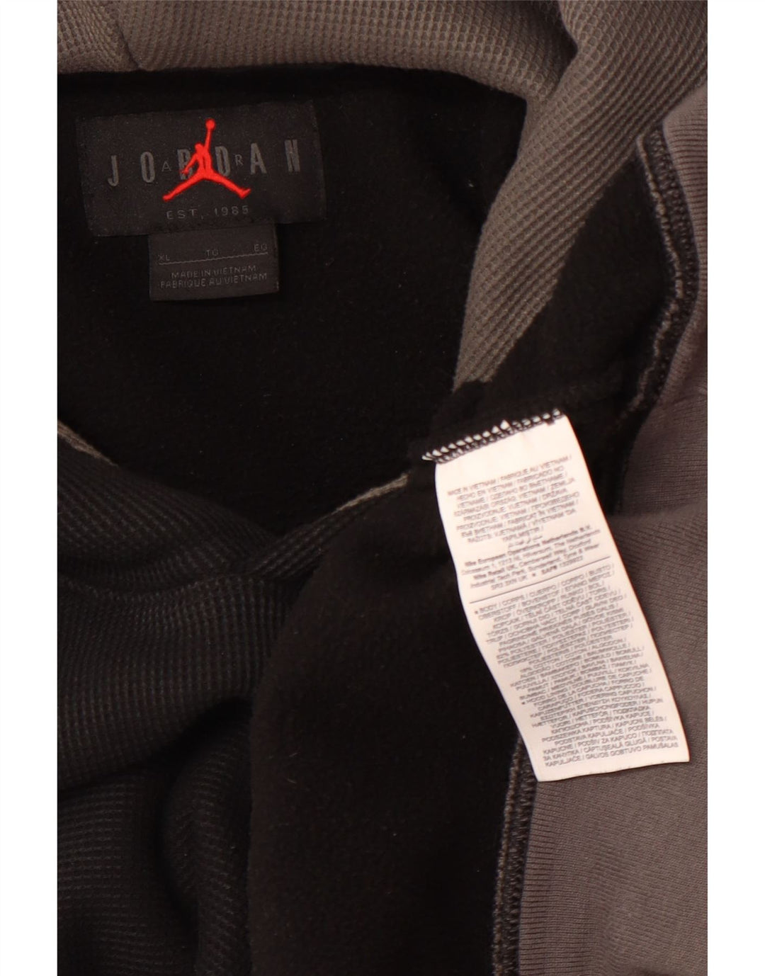 Jordan Pull à capuche graphique pour homme XL Noir Polyester