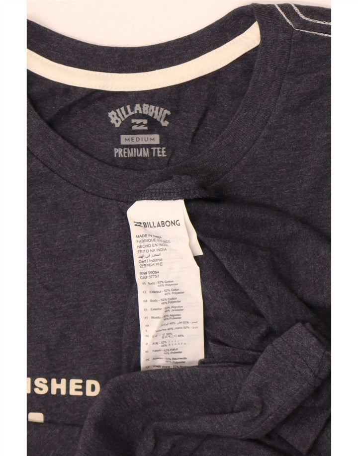 Billabong T-Shirt Graphique Homme Gris Moyen Coton