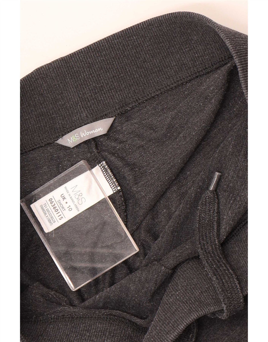 Marks & Spencer Pantalon de survêtement pour femme UK 10 Small Gris Coton