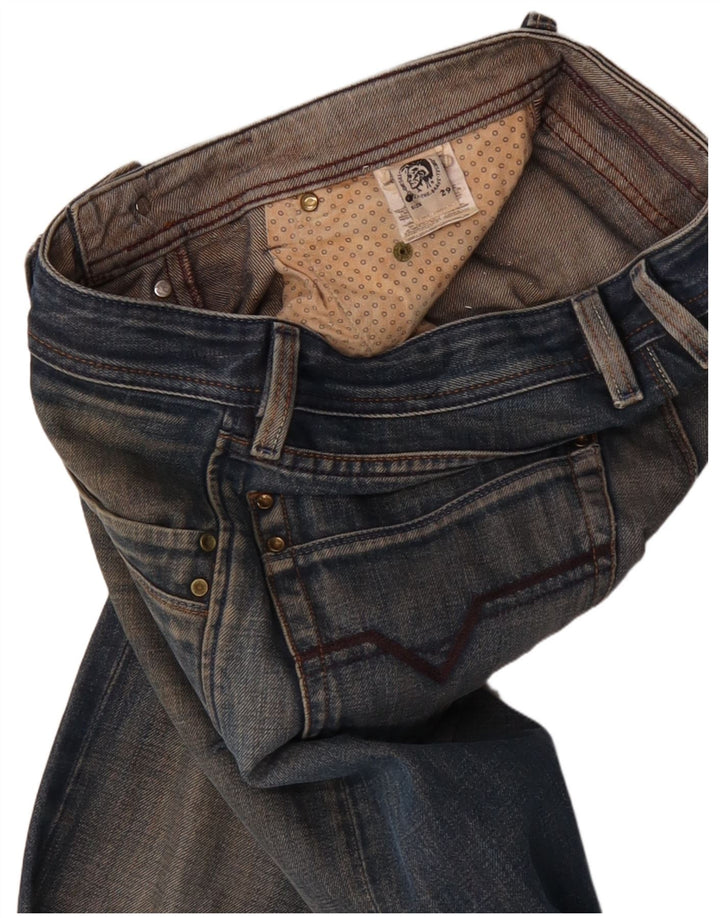 Diesel Jean Bootcut Homme W29 L30 Bleu Coton