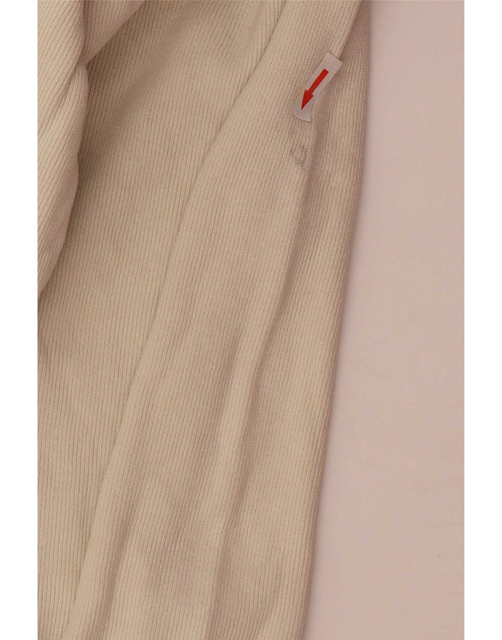 Sergio Tacchini Haut à col zippé et manches longues pour homme en coton beige moyen