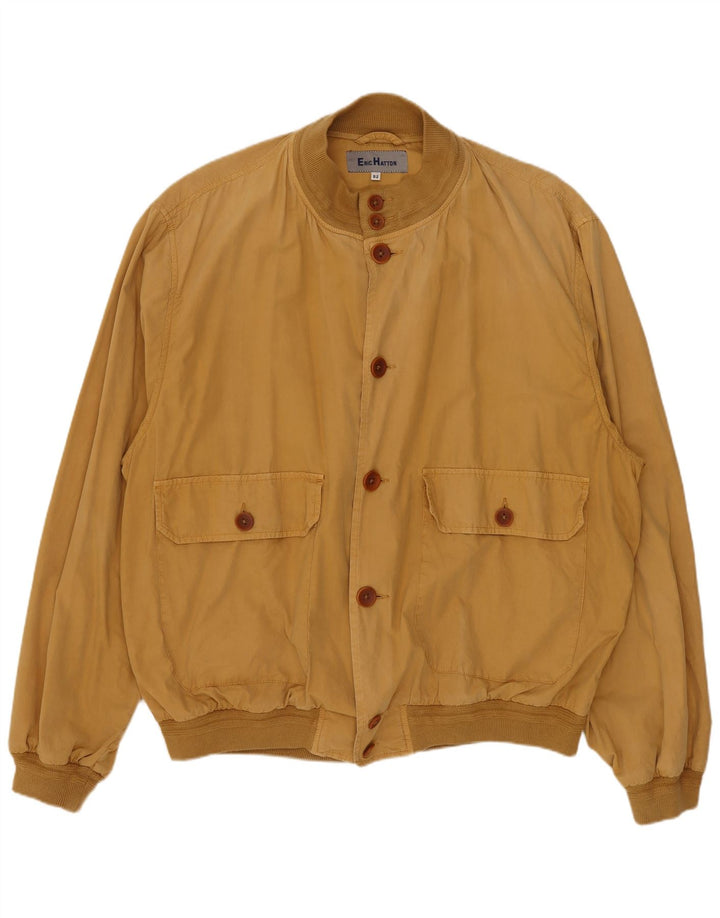 ERIC HATTON Veste Bomber Homme IT 52 XL Coton Marron