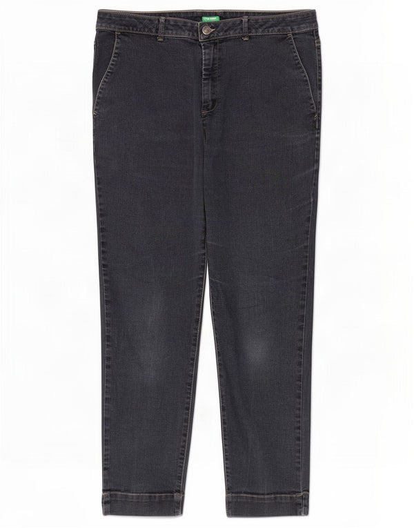 Benetton Jean Slim W34 L27 Bleu Homme