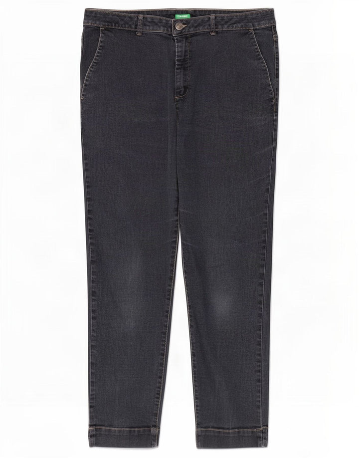 Benetton Jean Slim W34 L27 Bleu Homme