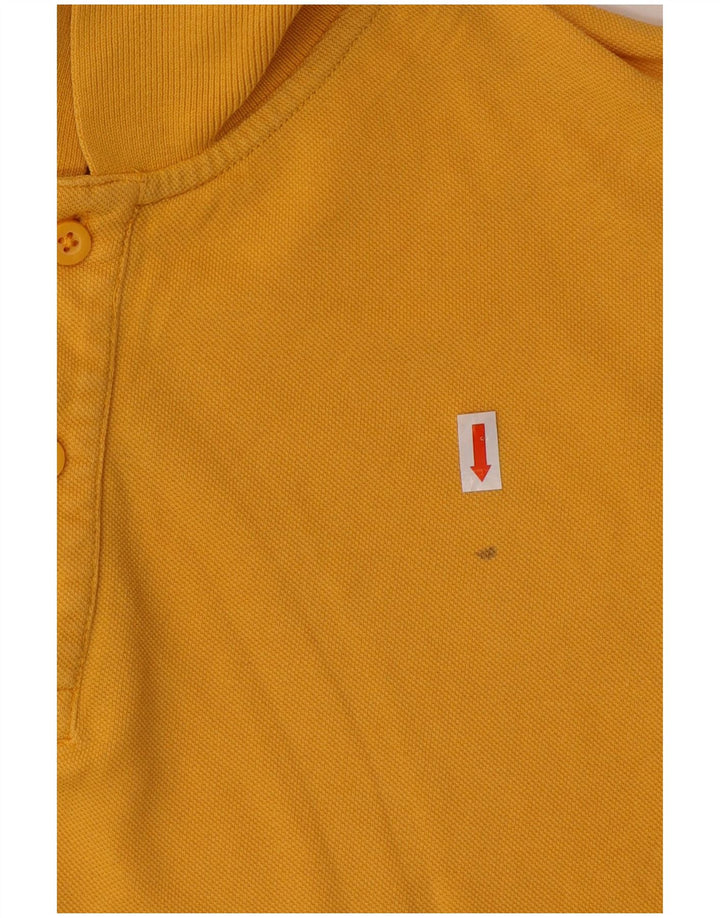 DACK'S Polo Homme Large Jaune Coton