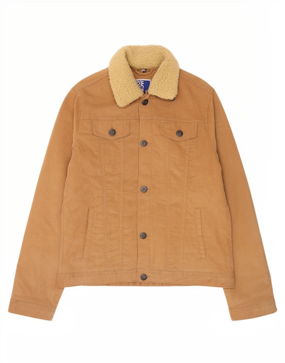 Jack & Jones Veste en Velours Côtelé Garçon 13-14 ans Beige Coton