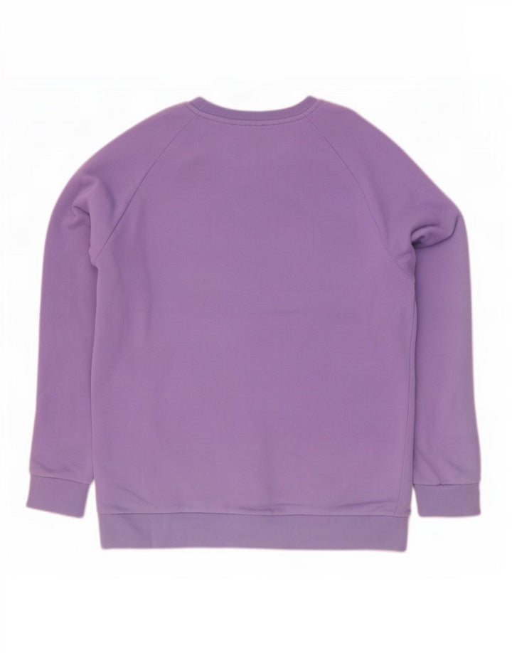 Adidas Sweat-shirt pour homme en coton violet Taille S