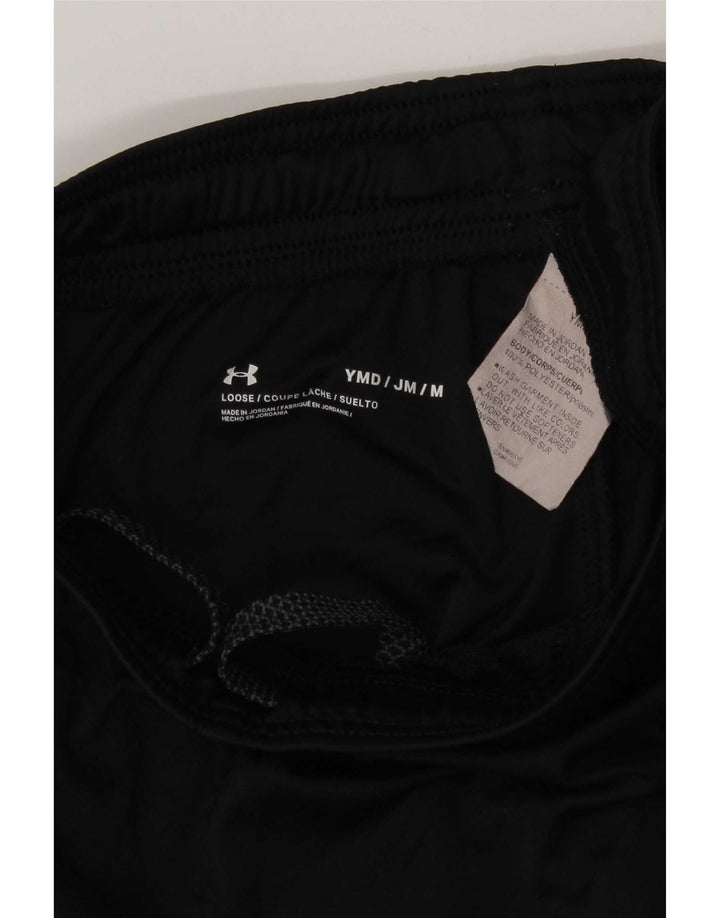 Under Armour Short de Sport Graphique Garçon 9-10 ans Noir Moyen Polyester