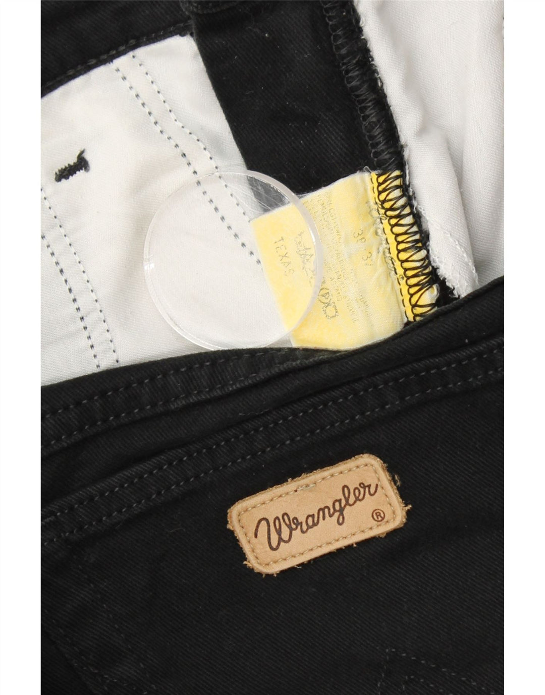 WRANGLER Jean Droit Texas Homme W38 L32 Noir Coton