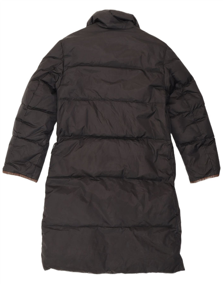 Geox Manteau Rembourré Femme IT 44 Moyen Noir Polyester Hiver