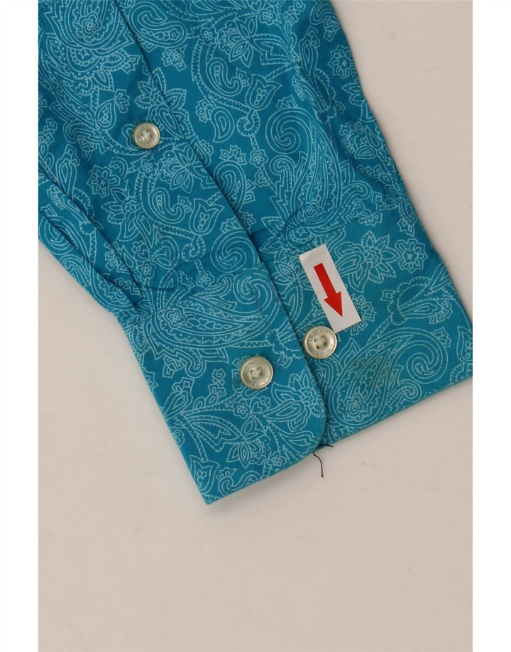Ariat Chemise Homme Petit Bleu Paisley Coton