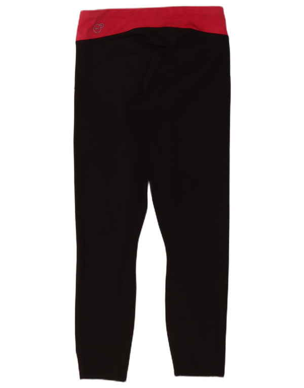 Puma Legging court pour femme UK 8 Small Noir Colorblock Polyester