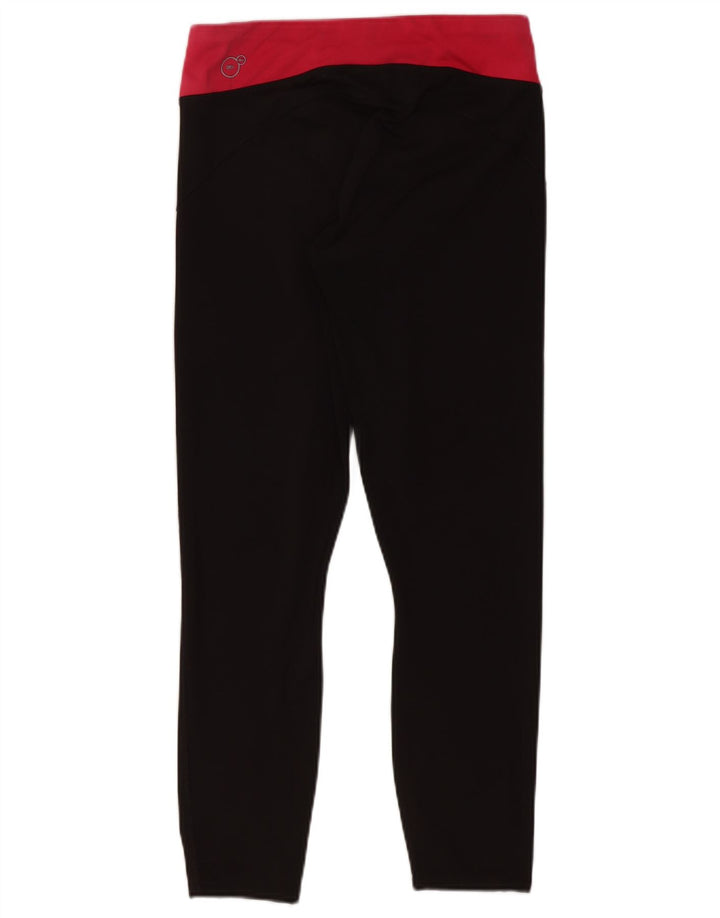 Puma Legging court pour femme UK 8 Small Noir Colorblock Polyester