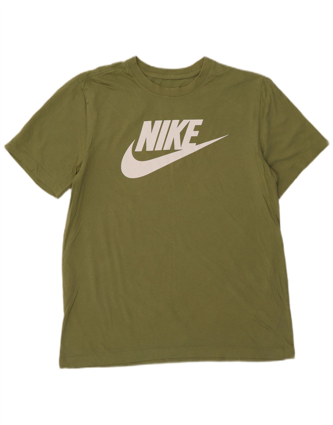 Nike T-Shirt Graphique Homme Vert Moyen Coton
