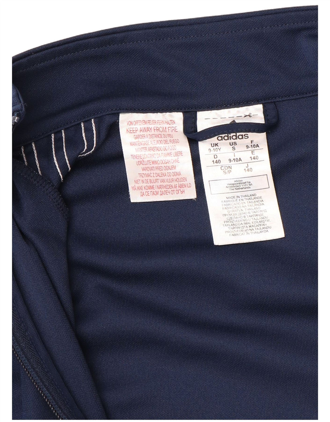 ADIDAS Veste de survêtement Aeroready Garçon 9-10 ans Bleu Marine Polyester