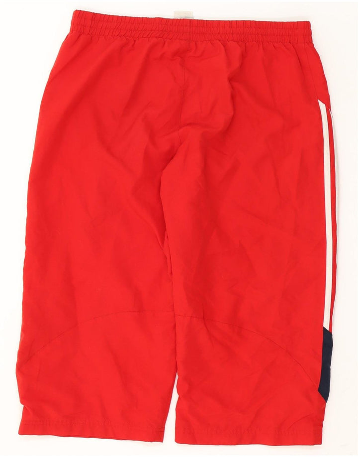 Adidas Bermuda Sport Short Homme Rouge Moyen Polyester Colorblock