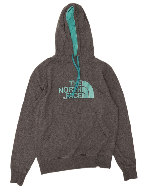 The North Face Pull à capuche graphique pour homme Petit coton gris