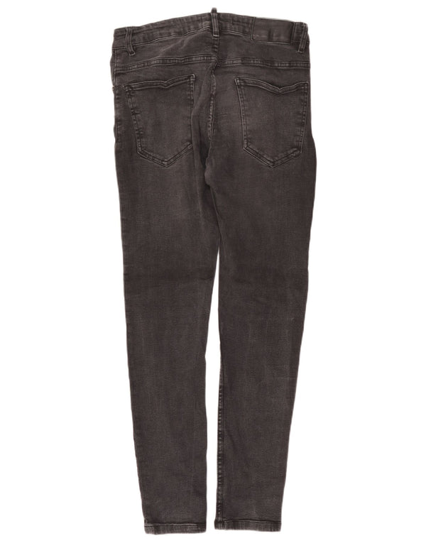 Zara Jean skinny pour homme EU 44 Large W34 L30 Gris