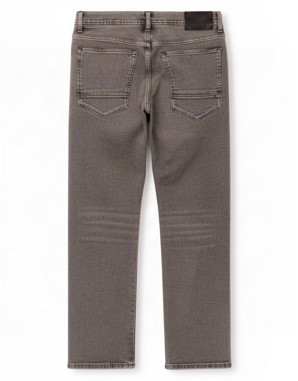 Tommy Hilfiger Jean droit Denton W36 L30 homme gris coton