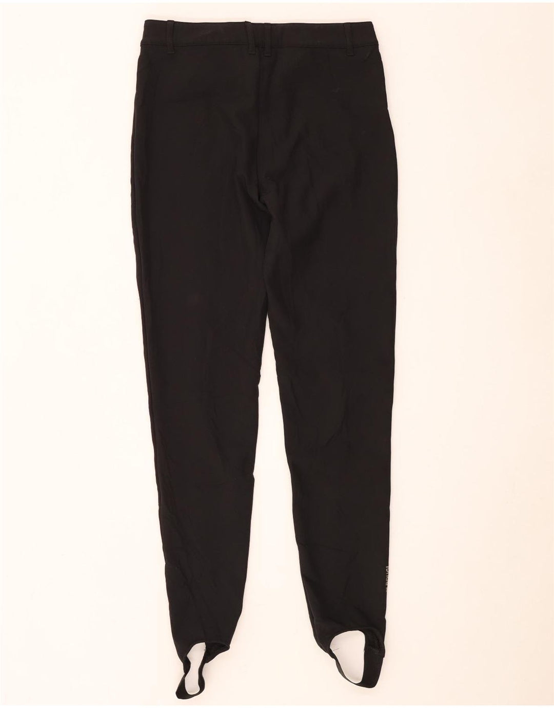 Brugi Pantalon décontracté étrier pour femme Medium W30 L33 Noir Polyester