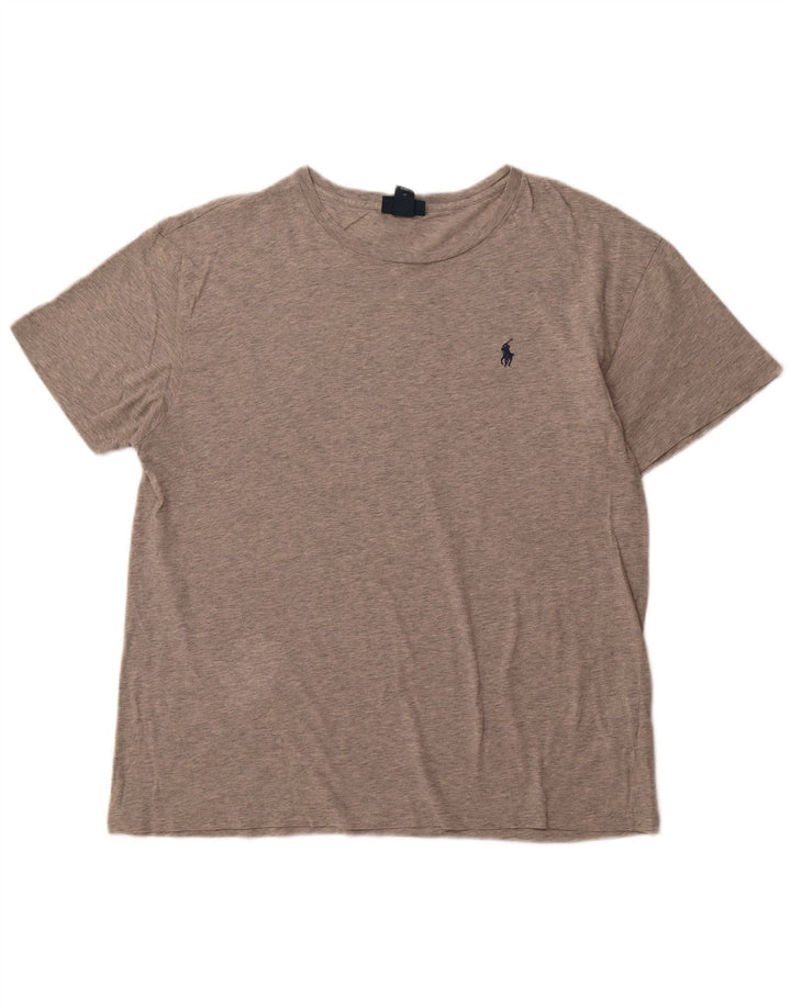 POLO RALPH LAUREN T-Shirt Homme Top Gris Moyen Coton