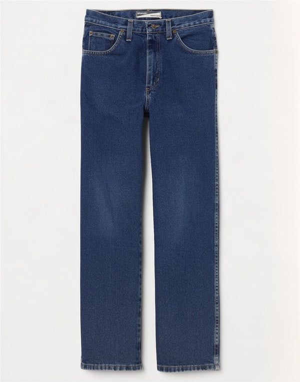 Wrangler Jean droit régulier pour homme W30 L30 en coton bleu