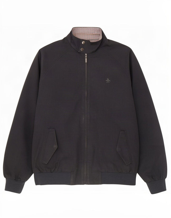 Penguin Veste Bomber Homme UK 40 Large Bleu Marine Coton