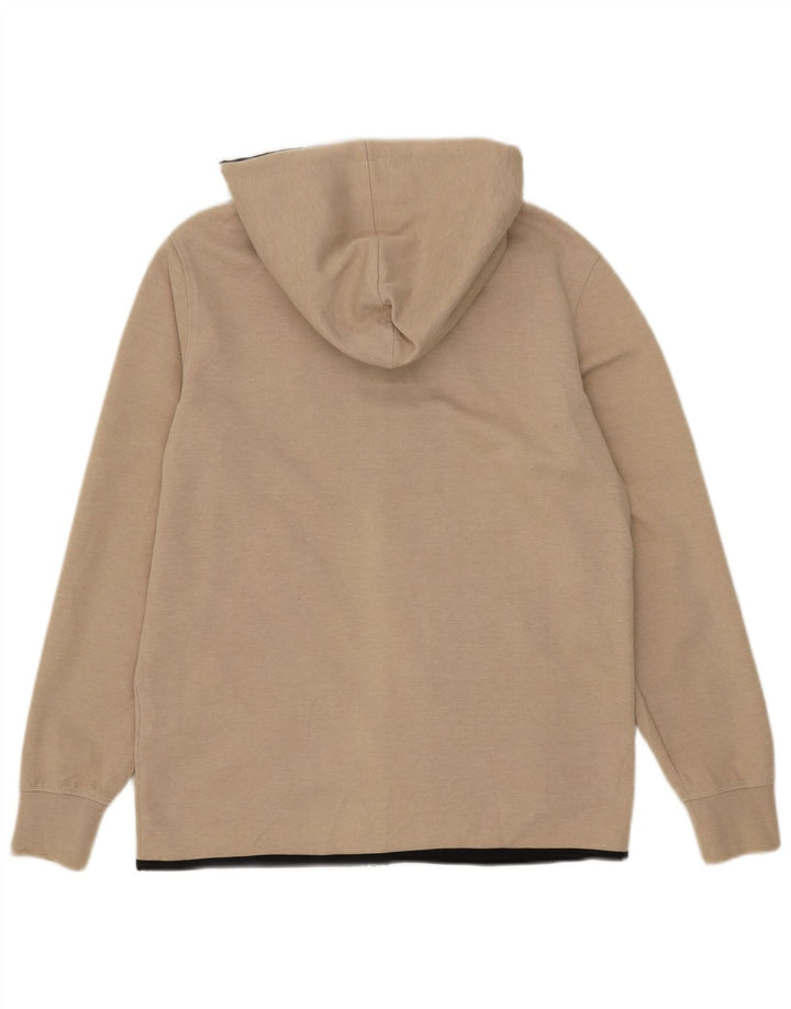 Jack & Jones Pull à capuche zippé pour homme Large Beige Polyester
