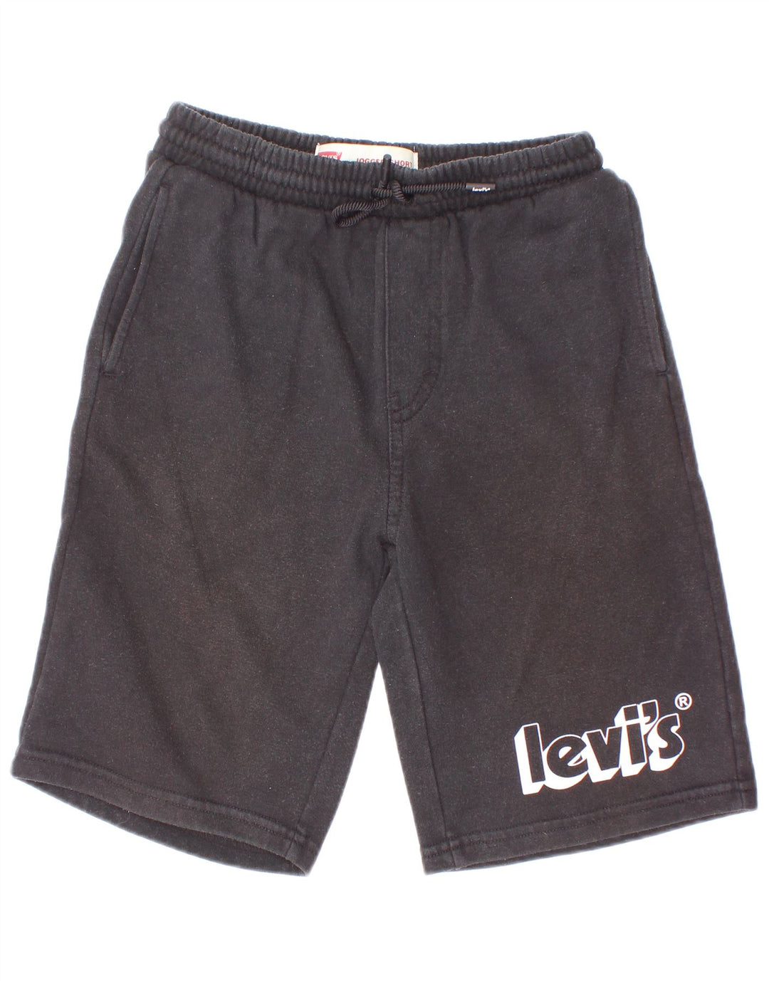 Levi's Short de Sport Graphique Garçon 9-10 Ans Coton Noir