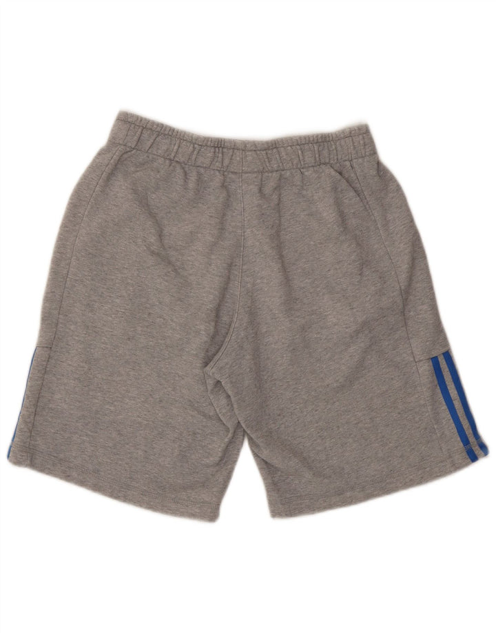 ADIDAS Short de Sport Climalite Homme Gris Moyen Coton