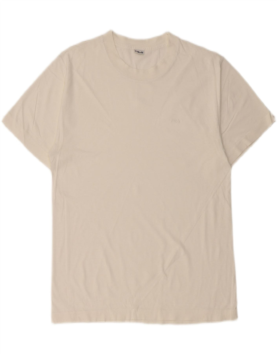 FILA T-Shirt Homme Petit Blanc