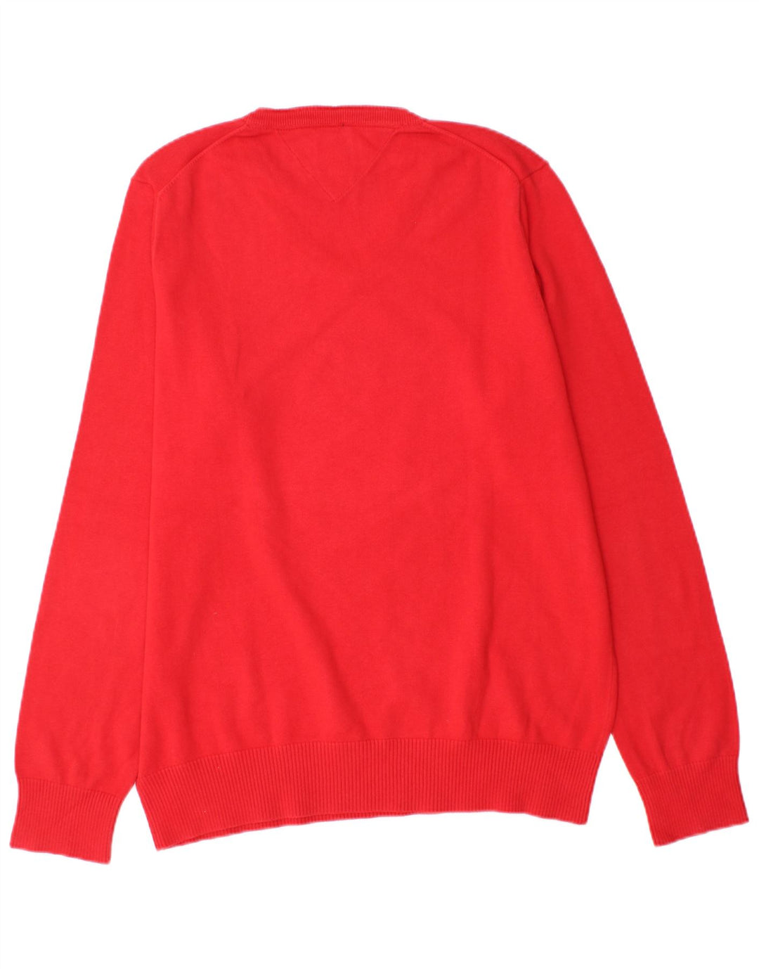Tommy Hilfiger Pull col V Homme XL Rouge Coton