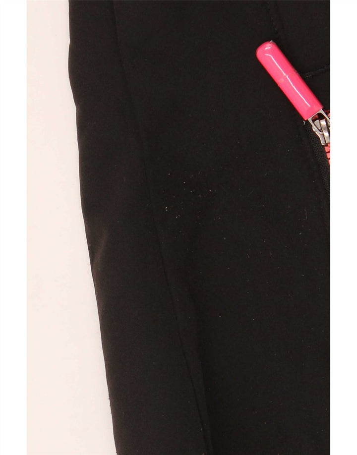 Superdry Veste coupe-vent à capuche pour femme UK 12 Medium Noir