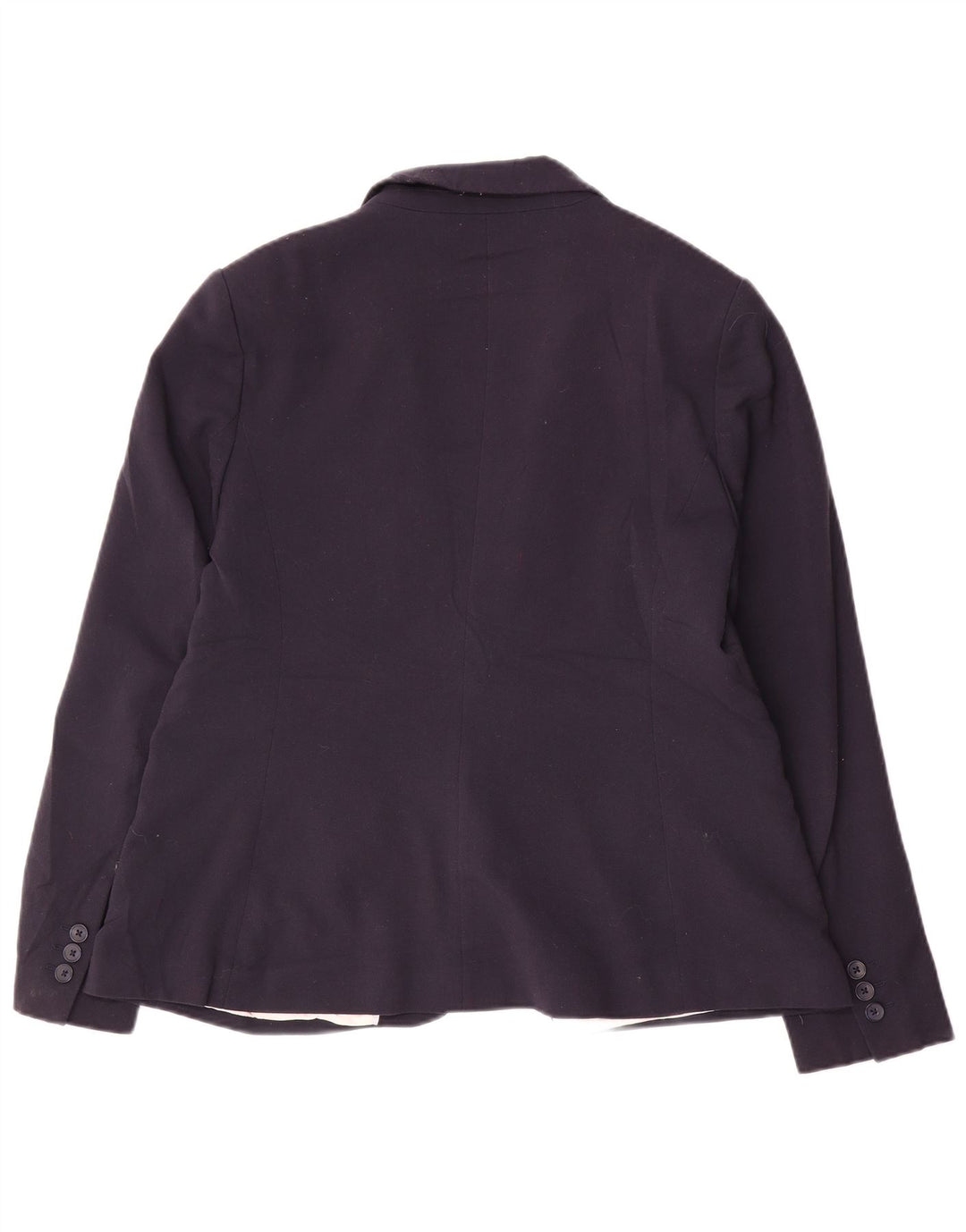 Marks & Spencer Veste blazer à 1 bouton pour femme UK 16 Large Bleu marine