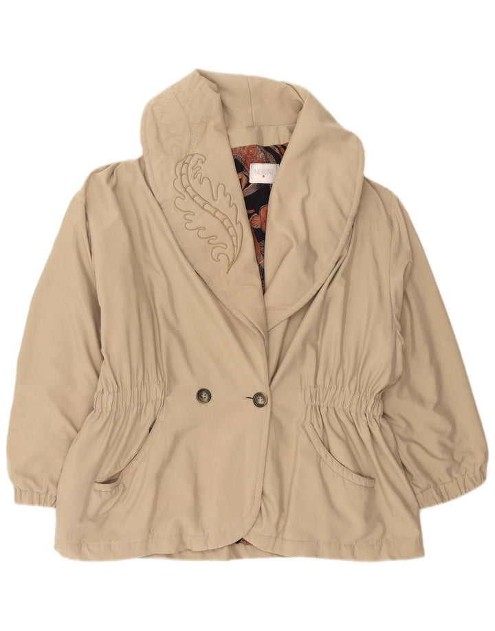 pardessus femme vintage UK 16 Grand Beige