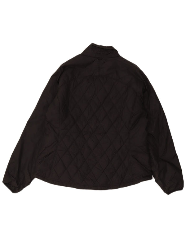 Eddie Bauer Veste matelassée pour femme UK 18 XL Nylon noir