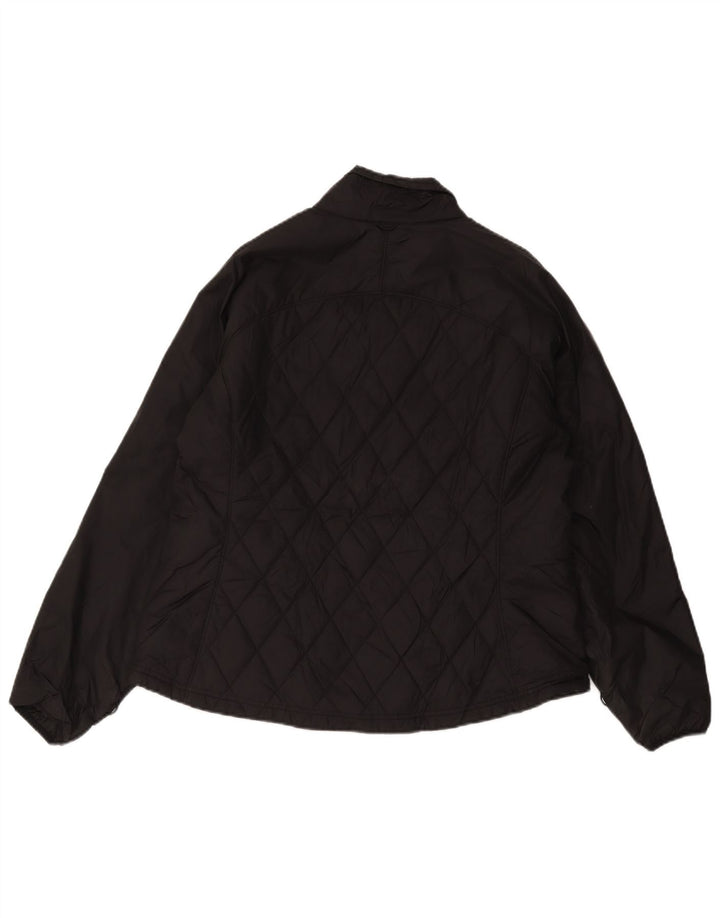 Eddie Bauer Veste matelassée pour femme UK 18 XL Nylon noir