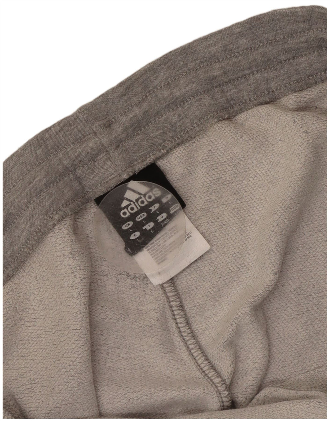 Adidas Pantalon de survêtement pour homme en coton gris Taille L