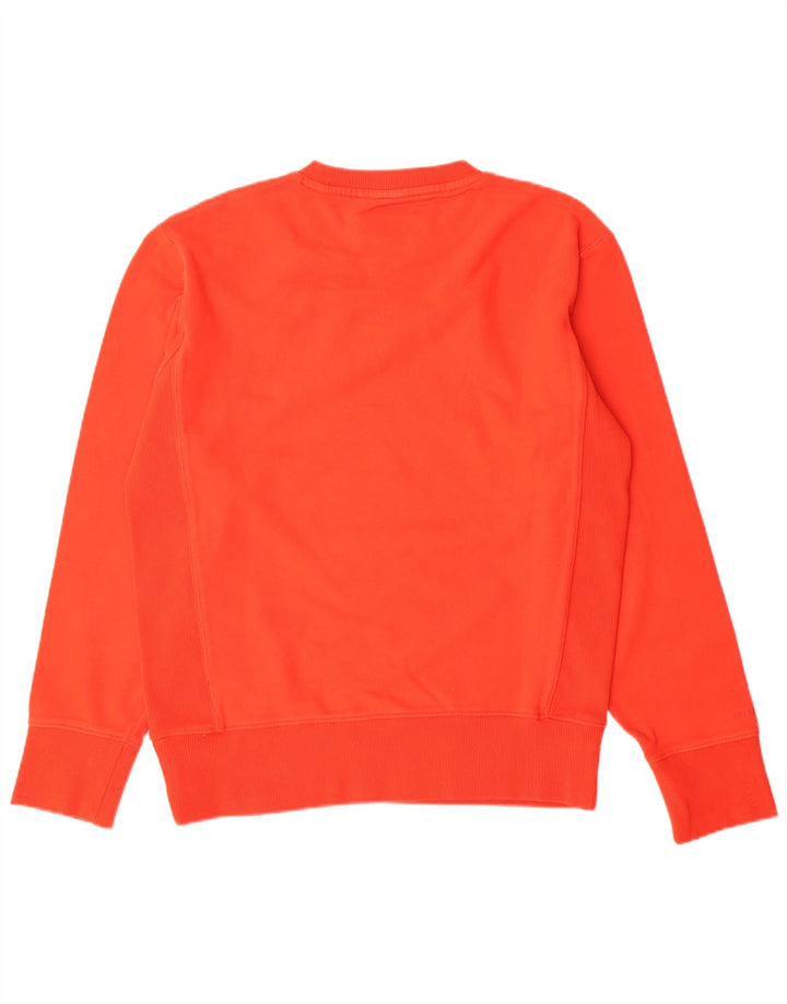 SUPERDRY Sweat-Shirt Homme Petit Orange Coton