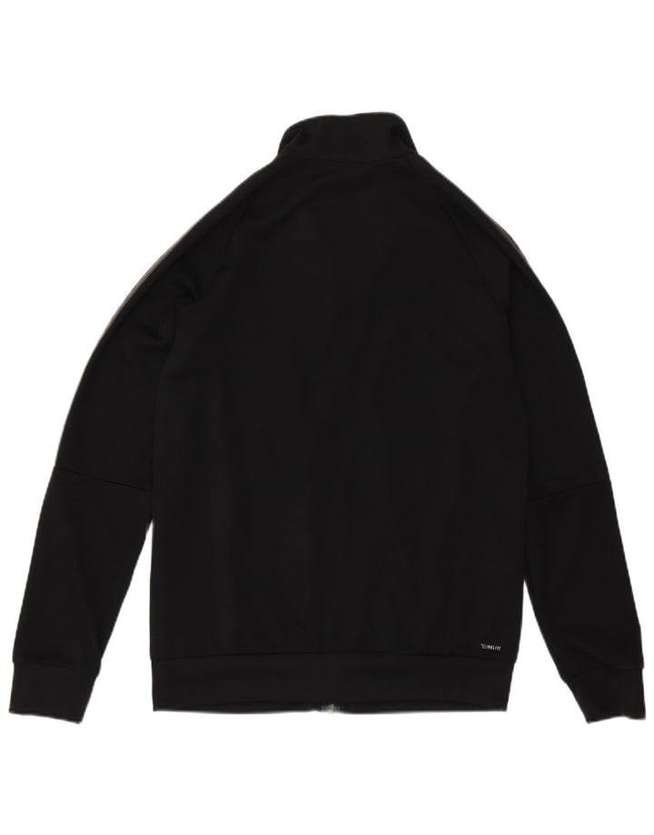 Veste de survêtement Adidas Garçon Climalite 13-14 ans Noir Polyester