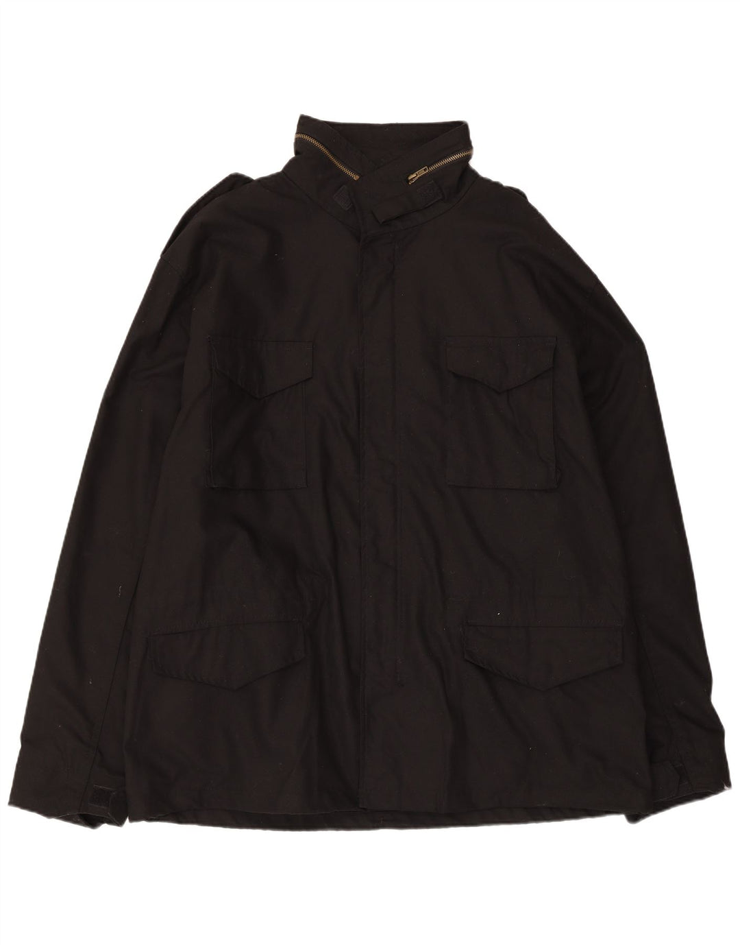 veste utilitaire vintage pour hommes UK 44 2XL Polyester noir