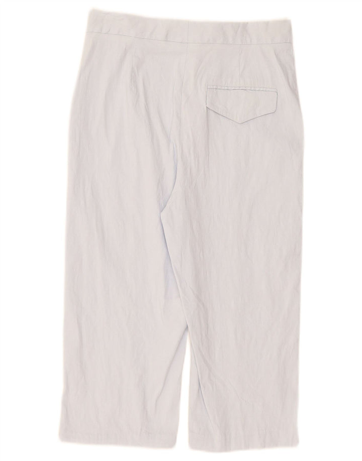 Zara Pantalon Capri Femme Petit W26 L17 Bleu